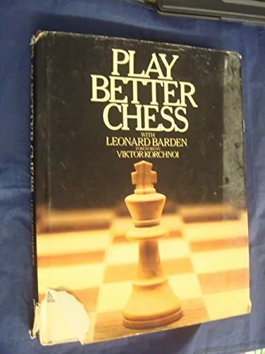 Play Better Chess by Barden, Leonard Book The Fast Free Shipping