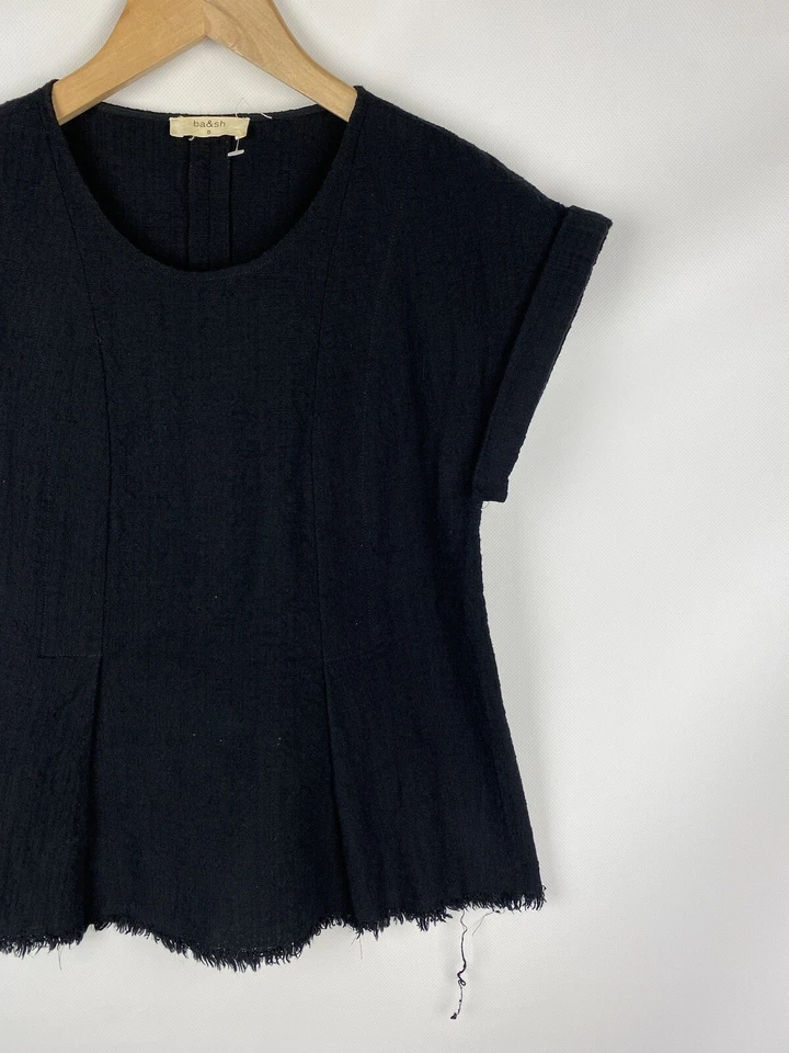 T-shirt tunique femme manches courtes BA&SH Oscar taille US 4 - Photo 3/4