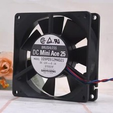 Sanyo 109P0912M4021 9225 DC12V 0.1A 9.2CM 2-Wire Silent Cooling Fan