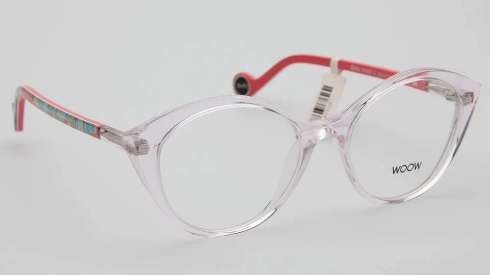 NEW WOOW Bolly Wool 1 Col 2063 Pink Cristal EYEGLASSES FRAME 51-17-142 B43mm - Image 4 of 4