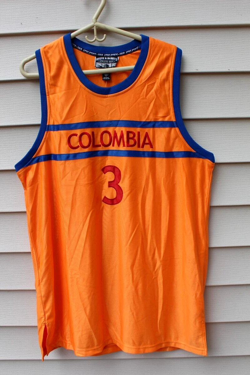 Steve Barry s Columbia Basketball Jersey Size L eBay