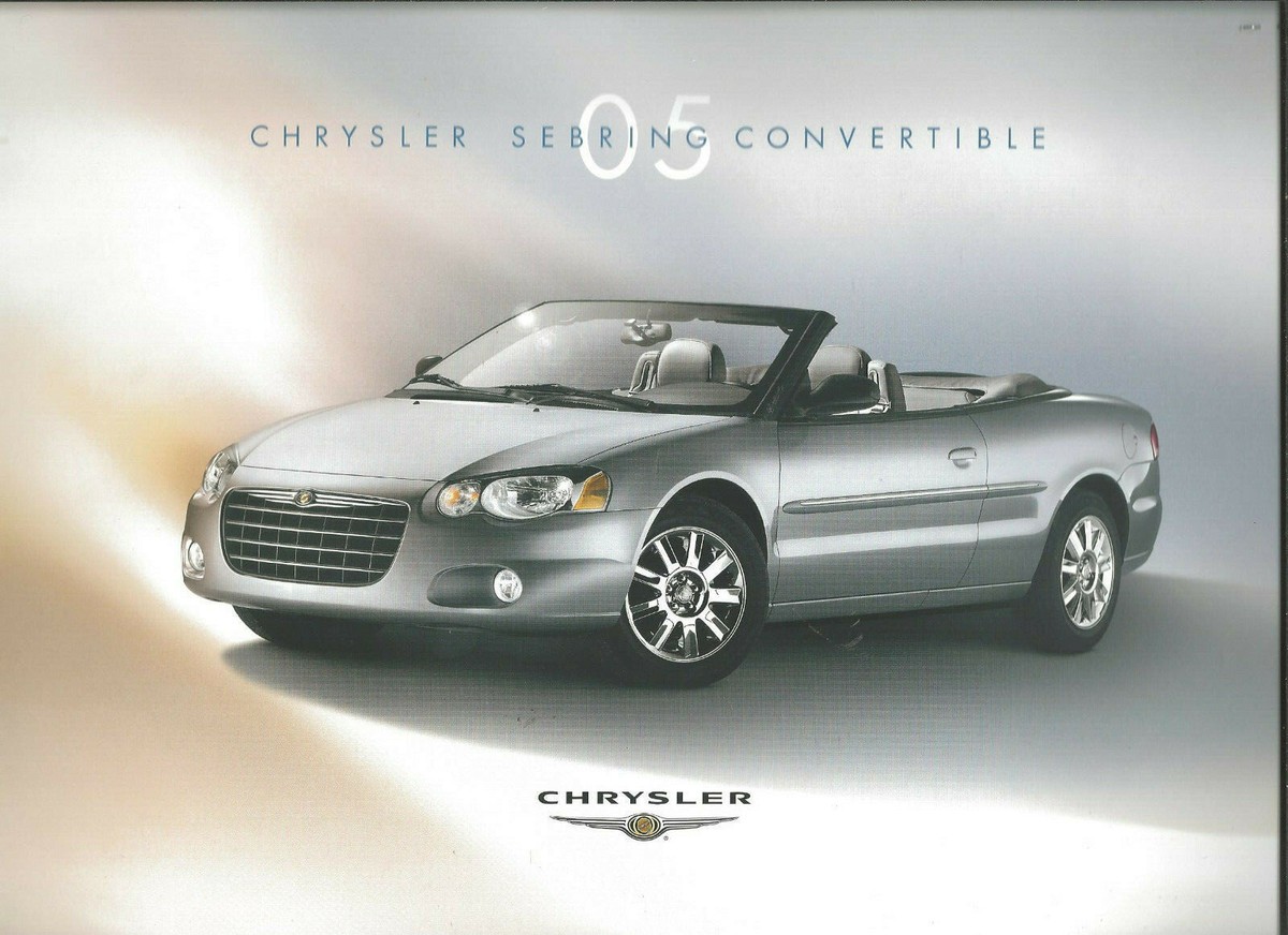 2005 Chrysler Sebring Convertible brochure | eBay