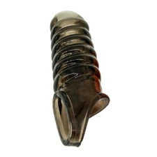 Reusable-Penis-Extender-Enlarger-Sheath-Male Enhancer Ball-Stretcher-Ring-Sleeve