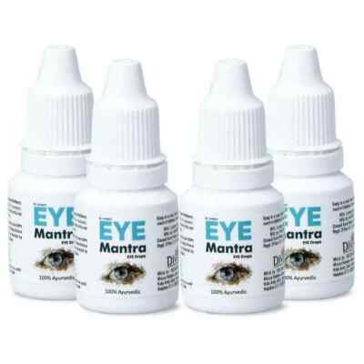 4 x Eye Mantra Eye Drops 10ml, 100% Ayurvedic Eye Relief, Fast Ship Expiry 2026