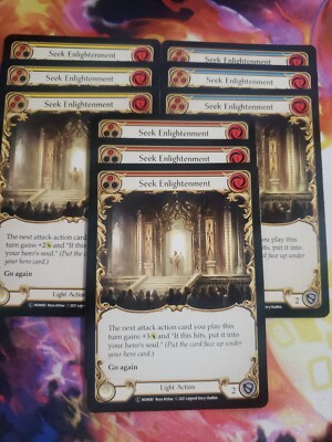 9 Card Playset Seek Enlightenment Red/Yellow/Blue Monarch Flesh and Blood |  eBay