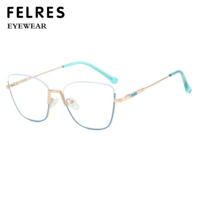 Half-Frame Square Metal Glasses Personality Glasses Memory Metal Square Eyeglasses Men Fashion Half Frame Clear  main image 4