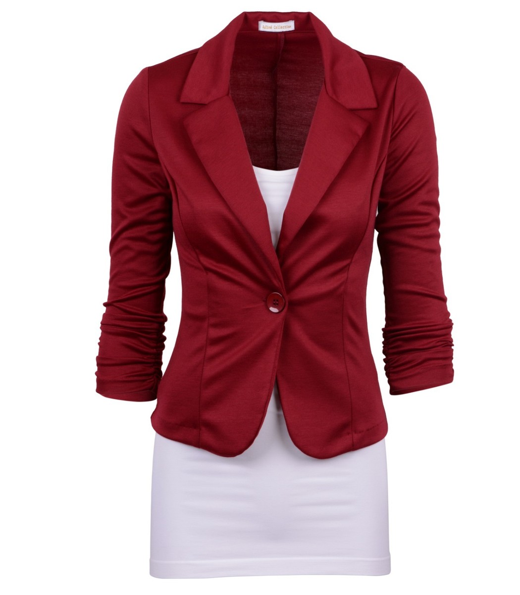 Auliné Collection Women's Casual Work Solid Color Knit