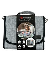 MONBEBE Portable Baby Changing Station Grey 25" X 15" Fold and Go