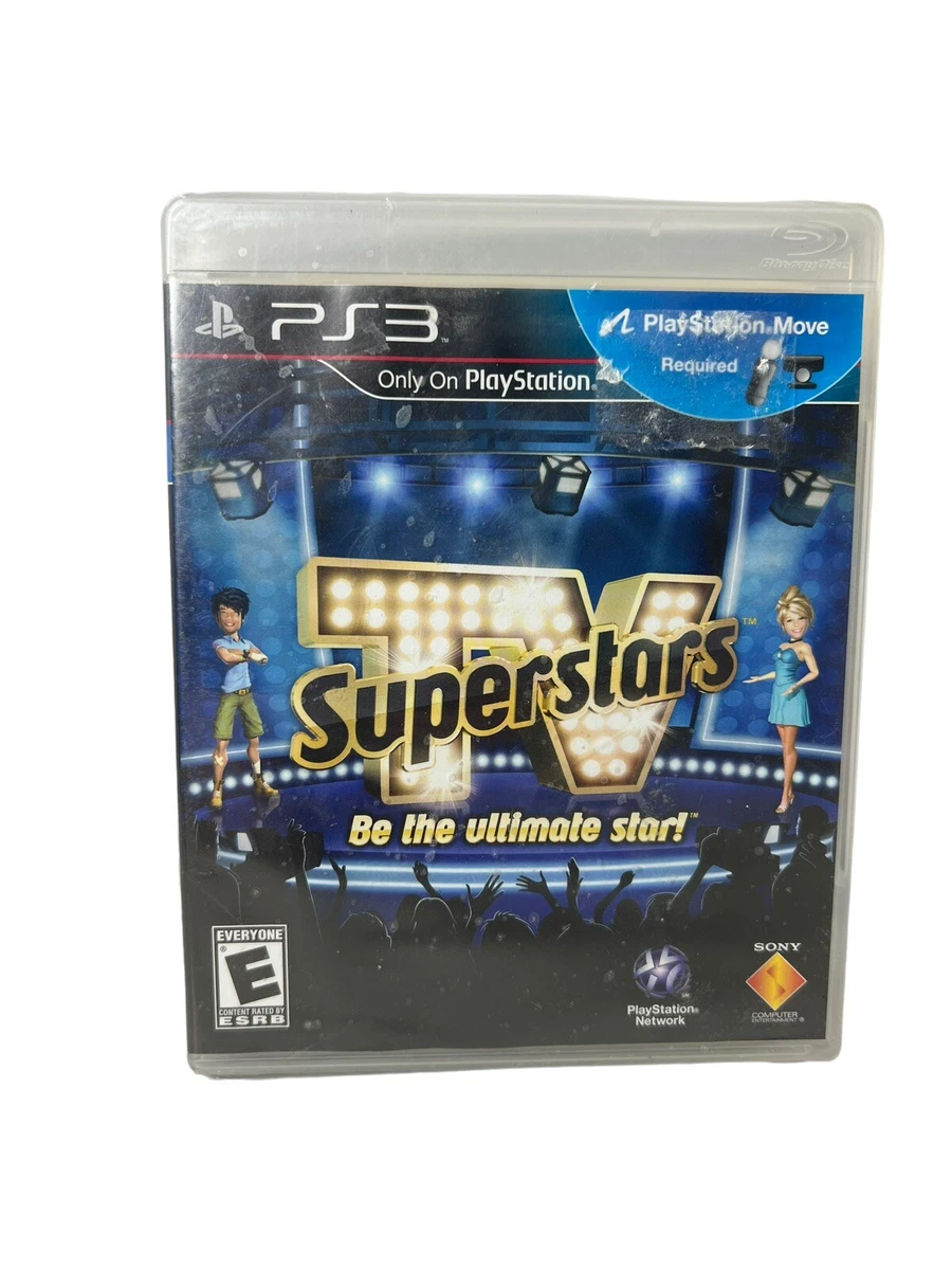 TV SuperStars Be the Ultimate Star Playstation 3 PS3 Move Video