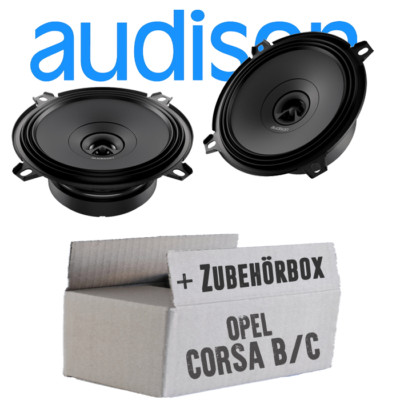 Audison Lautsprecher für Opel Corsa B/C Heck Seitenteil KFZ Set 13cm 2-Wege Koax