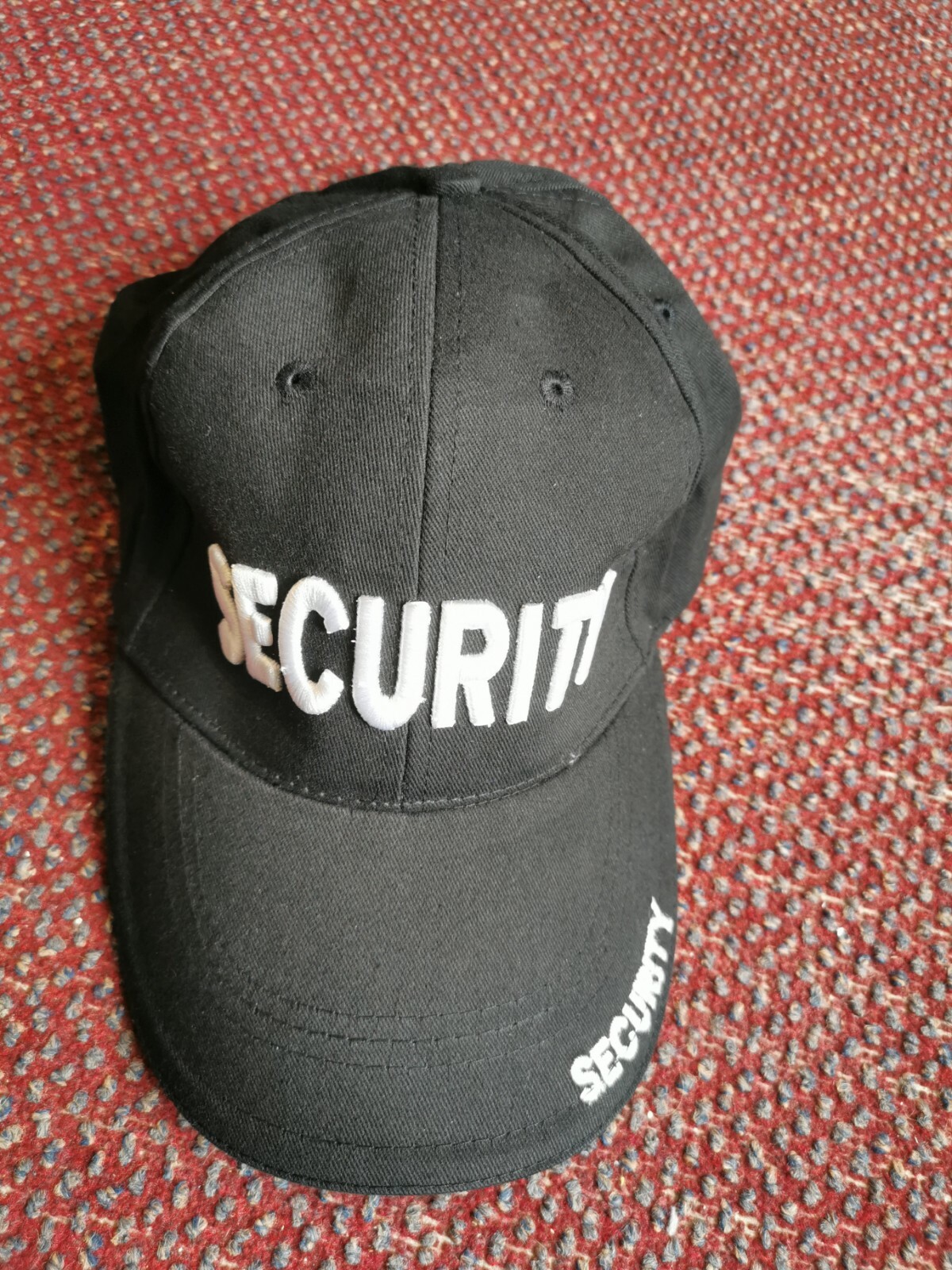 mens plain black baseball cap