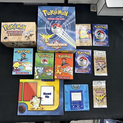 Vintage Pokémon Boxes Packs And Guides Rare All Opened And Empty