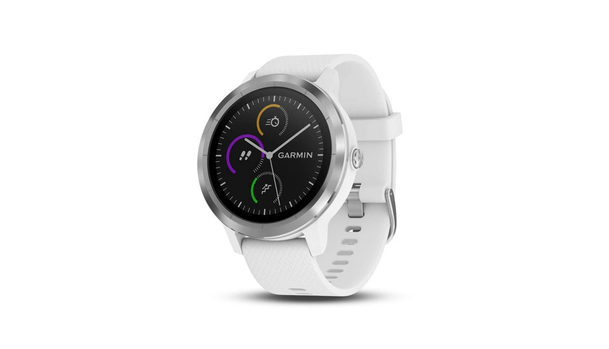 Garmin Vivoactive 3 GPS Watch, White | 010-01769-21 | AUTHORIZED