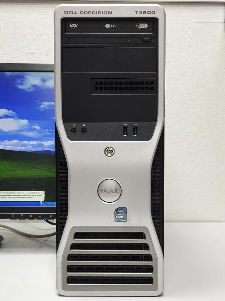 DELL PRECISION T3500 Windows XP Gaming PC 4x 2,67GHz 500GB NVS COM LPT Computer - Bild 3 von 4