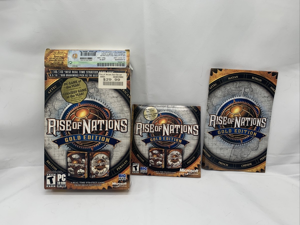 Rise of Nations: Gold Edition With Product Key (PC, 2004) | eBay