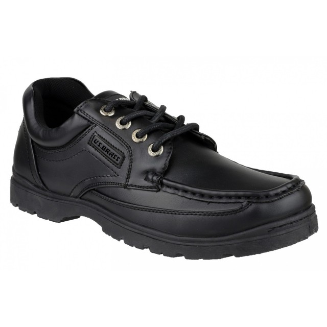 boys black boat shoes