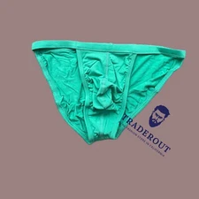 2(X)ist 2xist men green ultra soft french bikini brief underwear size S M L