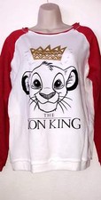 DISNEY THE LION KING SIMBA JUNIORS PULLOVER SWEATER SIZE S M L NEW