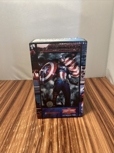 Captain America Indianapolis Indians Bobblehead Baseball Marvel 2017 Nuovo - Foto 9 di 13