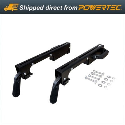 POWERTEC 2pcs Miter Saw Stand Universal Mounting Brackets MT4000MBA