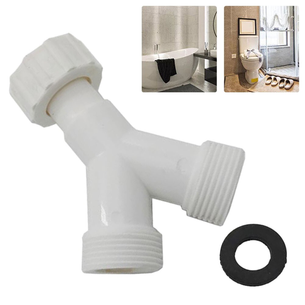Convenient Double Inlet Y Tee Connector Adapter for Dishwashers and