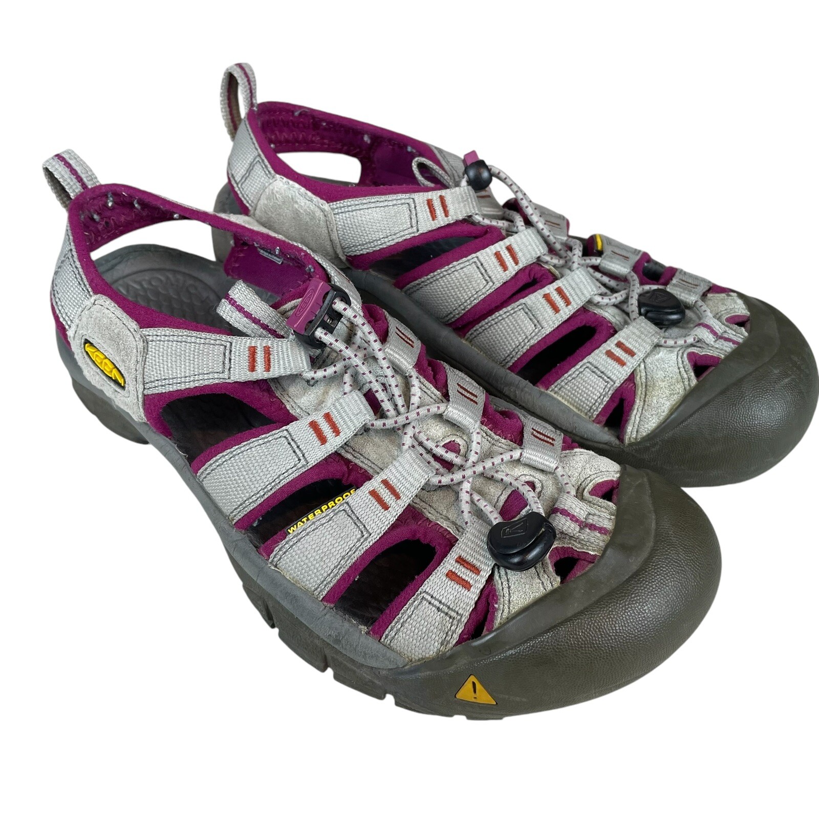 KEEN Whisper Sandali da trekking donna 7 grigio magenta con coulisse impermeabili