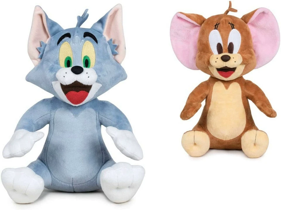 Tom und Jerry Set Plüschtiere Plüschfiguren ca. 20 cm Groß NEU