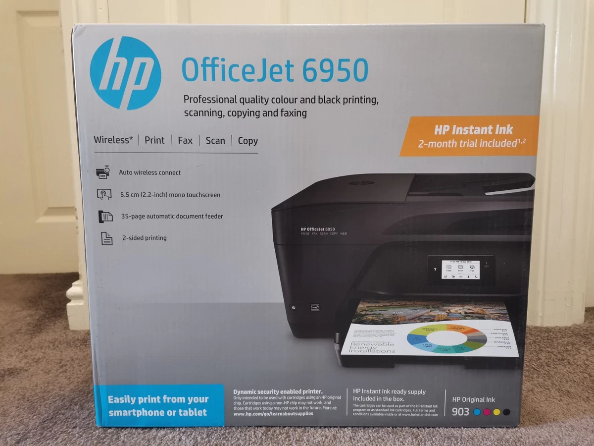 HP OfficeJet 6950 All in One Printer Ink Cartridges Multipack