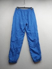 Vintage Reebok Track Pants Mens Large Blue Windbreaker Joggers Warm Ups Lined