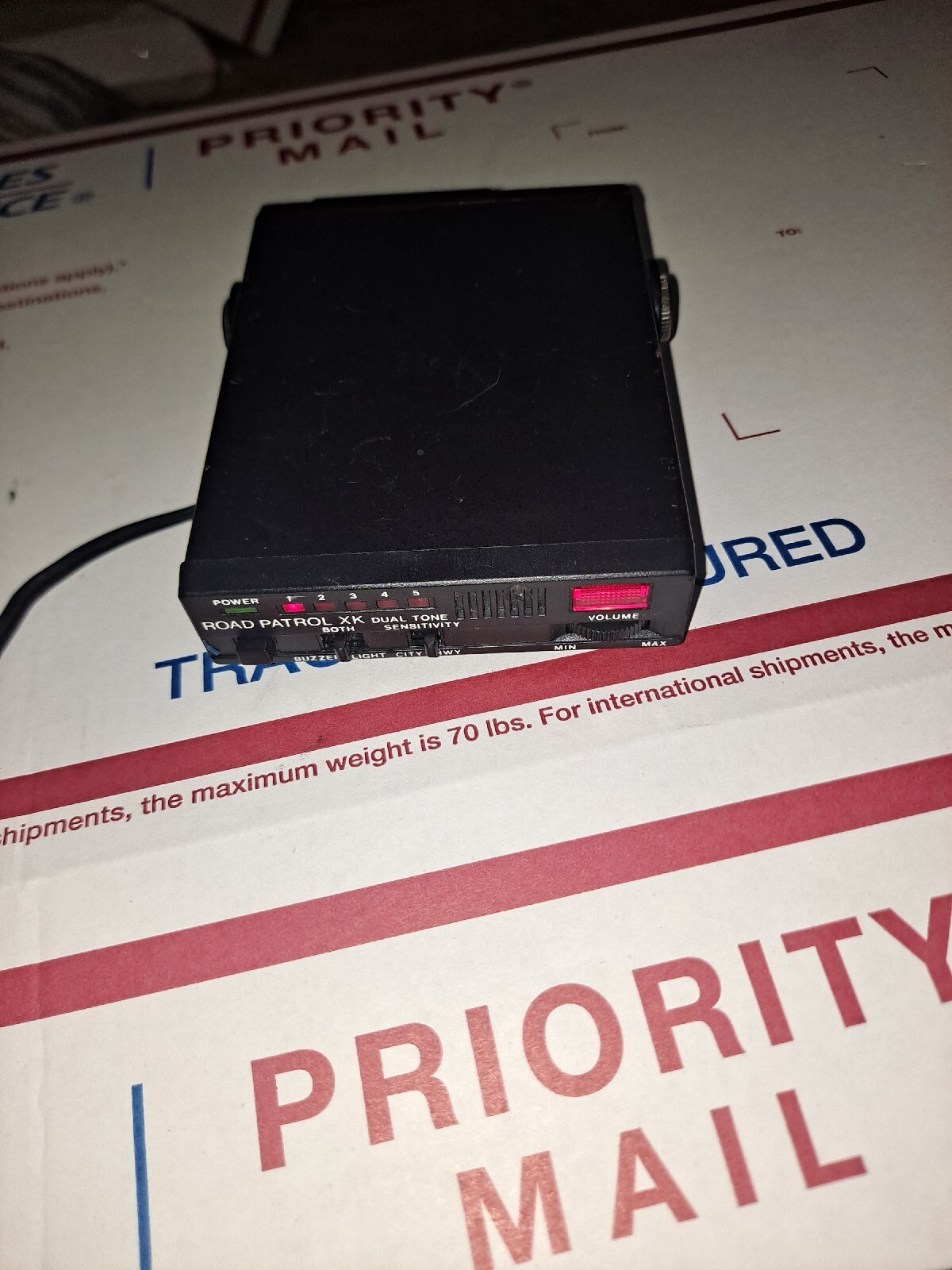 Vintage MICRONTA Road Patrol XK Radar Detector 221621 Radio Shack