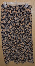 Sag Harbor Leaves Fall Colors Skirt Women s Large