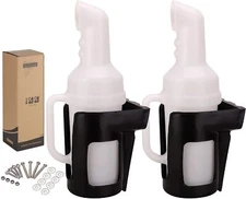 10L0L Golf Cart Sand Bottle W/ Handle Holder Fit EZGO Club Car Yamaha 2PCS