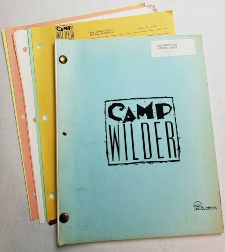 CAMP WILDER / Donald Todd 1992 TV Show Script, MARY PAGE KELLER "Boy Loses Girl" - Picture 1 of 12
