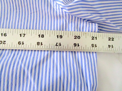 Chico's Size 2 (12/14) Striped Rhinestone Sparkly Embellished Blouse Stunning - Picture 9 of 10