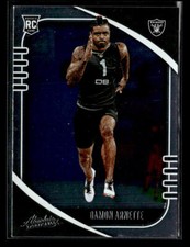 2020 Panini Absolute #123 Damon Arnette Retail Rookie Card Las Vegas Raiders