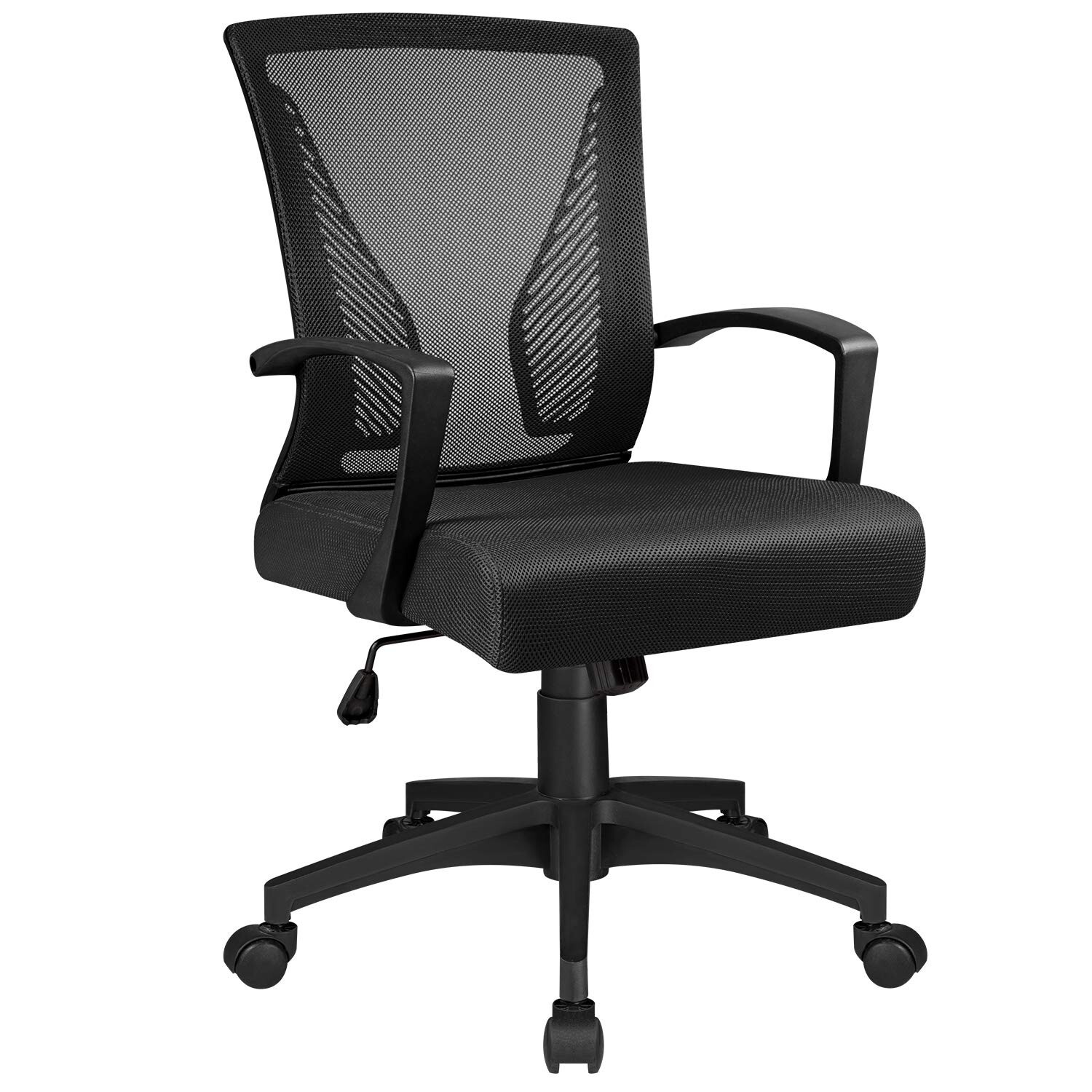 Tuoze Ergonomic Office Mid Back Mesh Chair Swivel Desk Chair Lumbar Support C...