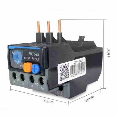 1PC For Chint NXR-25 0.63-1A 1-1.6A 1.6-2.5A 2.5-4A Overload protection relay