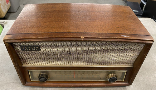 Vintage Zenith Model G730 AM-FM Tube Radio - SHOWN WORKING *READ*