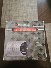 Radio Shack Wireless Intercom System 900MHz 43-124 2 Units with Power Adapter