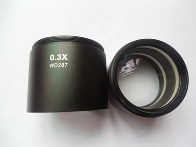 0.3X Auxiliary Objective Lens Reducer Lens Working Distance Extender Microscope