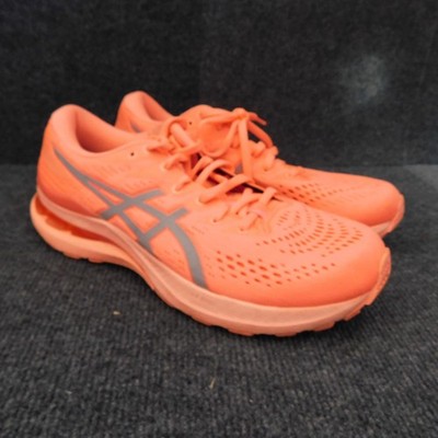 ASICS Gel Kayano 28 Running Shoes Womens 10 Coral Pink Athletic Sneakers