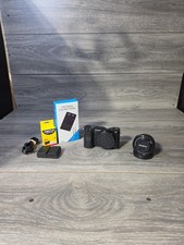 Sony Alpha a6000 24.3MP Digital Mirrorless Camera w/16-50mm Lens - Black Tested