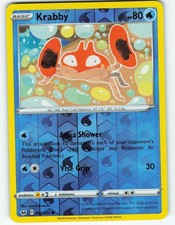 Krabby - Reverse Holo - 42/202 Sword & Shield - Pokémon TCG - 2020