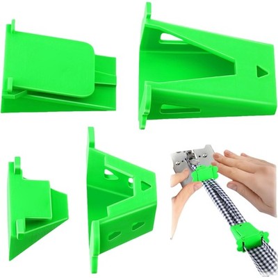 4Pcs Plastic Fabric Tube Maker For Rug Making Sewing Quilting Knitting Craft