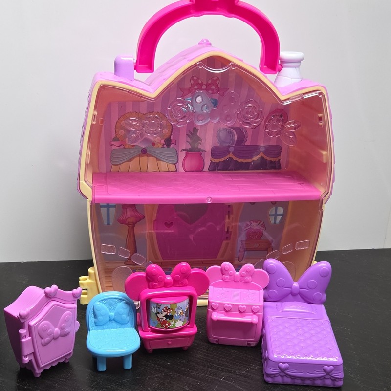 Disney Minnie Mouse Playset And Furniture