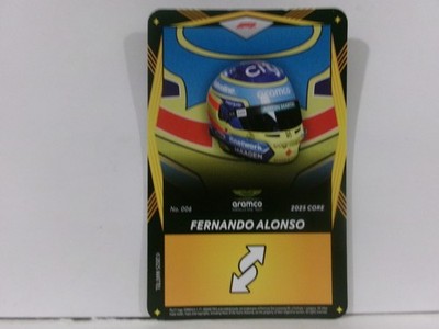2025 UNO Elite Core F1 Formula 1 HELMET YELLOW #006 FERNANDO ALONSO
