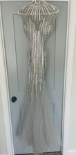 Alyce Paris Prom Homecoming Cocktail Grey Rhinestone, Size 4