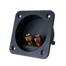 Professional Grade Two Spring Terminals Cup Speaker Connectors Sound Accessory