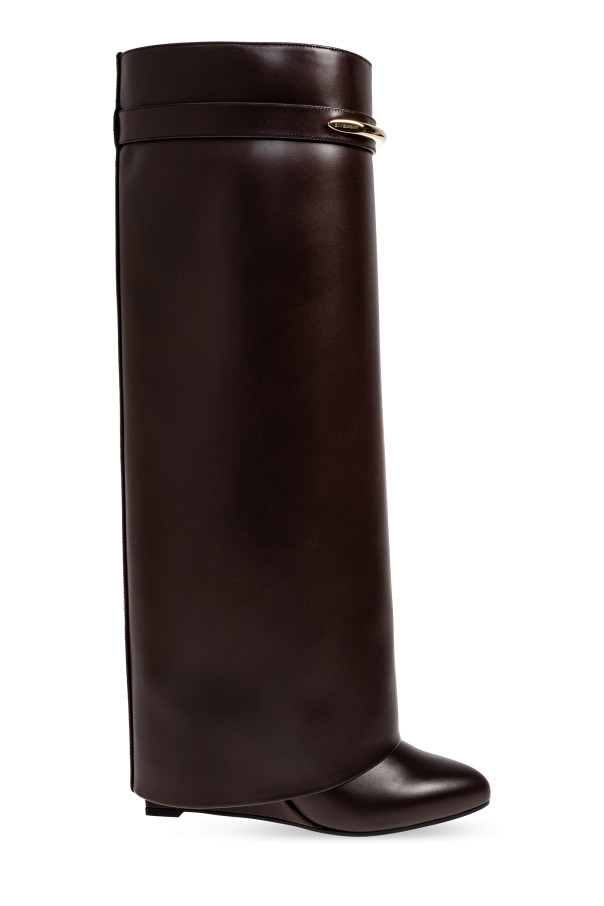 Givenchy - Women - Wedge Heel Boots SHARK - Brown 492990₽
