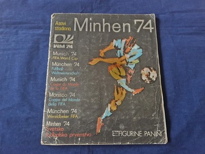 Panini Album World Cup Munich 74 Minhen 1974, Decje Novine, cpl. sticker book